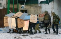 "Афганцы" договорились с МВД и СБУ освободить КГГА и Украинский дом. "Правый сектор" опровергает информацию