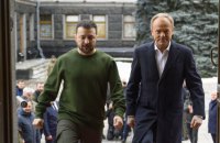 Зеленський кличе прем'єра Польщі Туска і представника Єврокомісії на кордон через проблему з блокадою