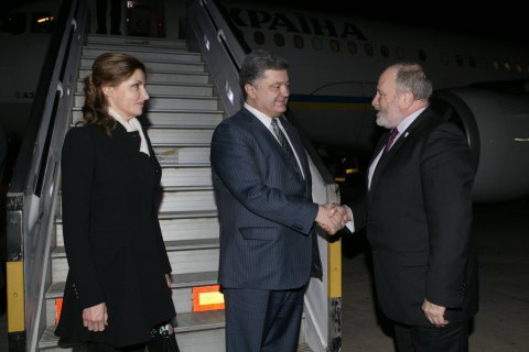 Порошенко вилетів в Ізраїль