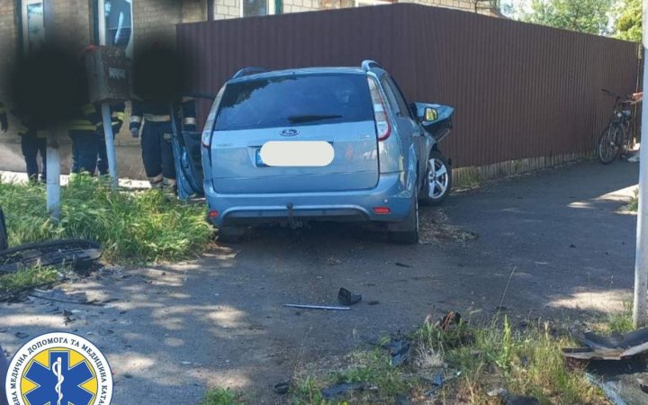 У Черкасах зіткнулися дві автівки, постраждали троє дітей