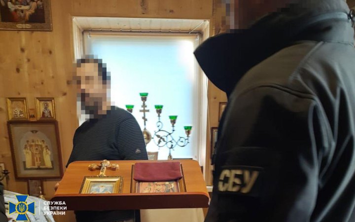 На Вінниччині настоятель храму УПЦ пропагував “русский мир” і вихваляв терористів Захарченка, Гіві та Моторолу, – СБУ