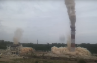 В Мелитополе взорвали трубы заброшенного завода