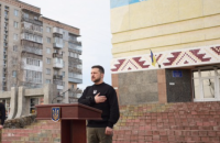 Зеленський взяв участь у заходах з нагоди річниці героїчної оборони Охтирки та відвідав прикордонну територію (доповнено)