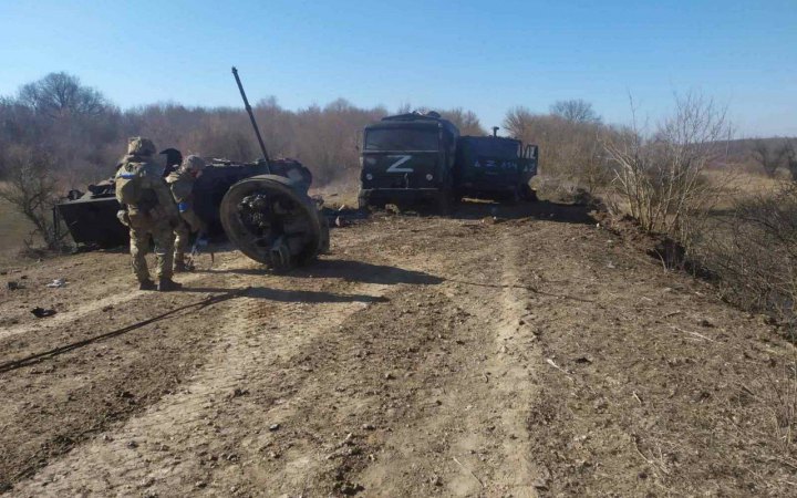 Запасов боеприпасов и продовольствия в оккупантов осталось на три дня, – Генштаб