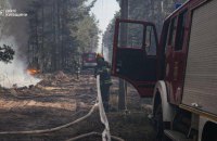 У Чорнобильській зоні гасять масштабну лісову пожежу. Радіаційний фон у нормі