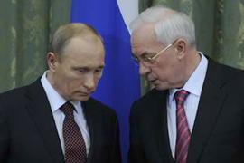 Азаров с Путиным предварительно сошлись в цене на газ 