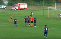 "Шахтер" в матче чемпионата Украины (U-21) забил гол с пенальти в стиле "Барселоны"
