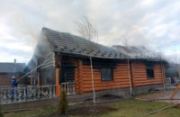 В Одесской области сгорело здание сауны