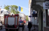 В центре Львова горел отель