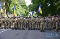 Под АП бойцы батальона "Донбасс" протестовали против перемирия (обновлено, добавлены фото)