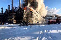 На химзаводе в Калуше произошел пожар