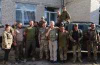Порошенко побував на передовій на південному напрямку