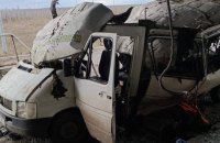 На Херсонщині росіяни атакували автобус з гуманітарною допомогою, — ОВА