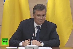 Янукович о ситуации в Крыму: крымчане просто защищаются от бандеровцев