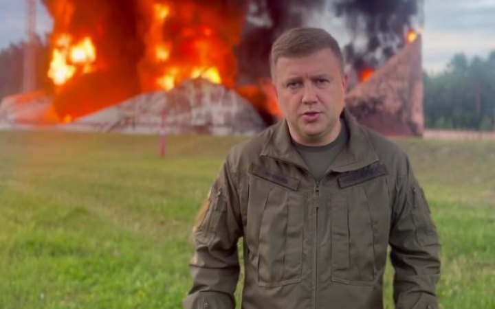 Унаслідок атаки ворожих безпілотників зруйнована нафтобаза на Рівненщині