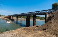 Відкрито рух одним із найдовших тимчасових мостів 