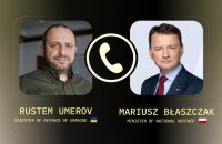 Міністр оборони України Умєров поспілкувався зі своїм польським колегою