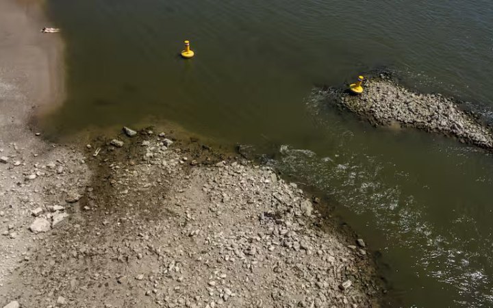 Через посуху вода в Рейні на території Нідерландів опустилась до найнижчої позначки в історії