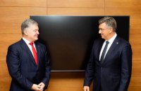 Петр Порошенко встретился с Андреем Пленковичем