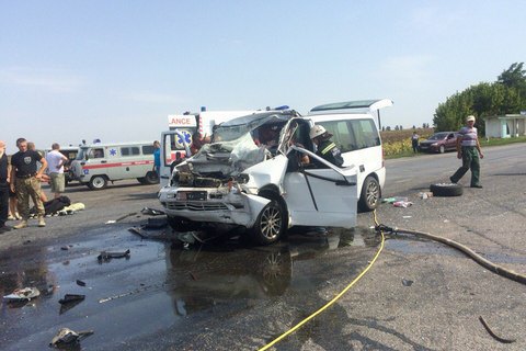 В ДТП в Черкасской области погиб человек, 10 госпитализированы