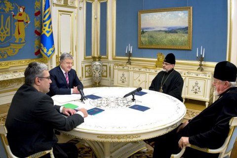 ​Порошенко поблагодарил епископов УПЦ в США за помощь в создании независимой украинской церкви