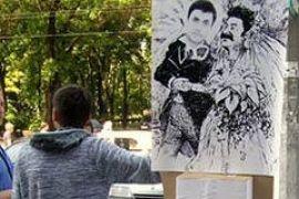 В Одессе открыли проект памятника Сталину