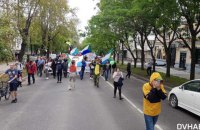 У Хабаровську понад тисяча мешканців вийшла на антикремлівський мітинг