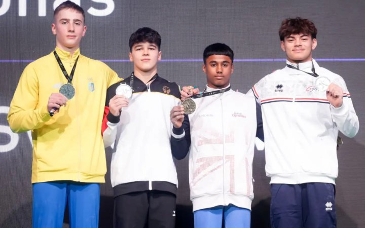 Україна здобула другу медаль на чемпіонаті Європи зі спортивної гімнастики серед чоловіків