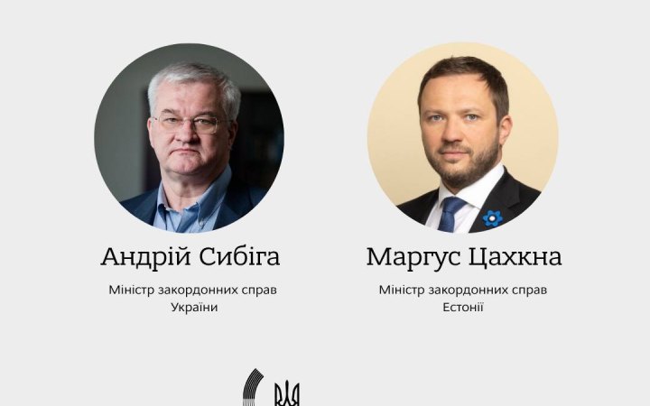 Сибіга обговорив із главою МЗС Естонії посилення тиску на Росію