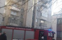 Во Львове во время пожара в жилом доме взорвался баллон с газом  