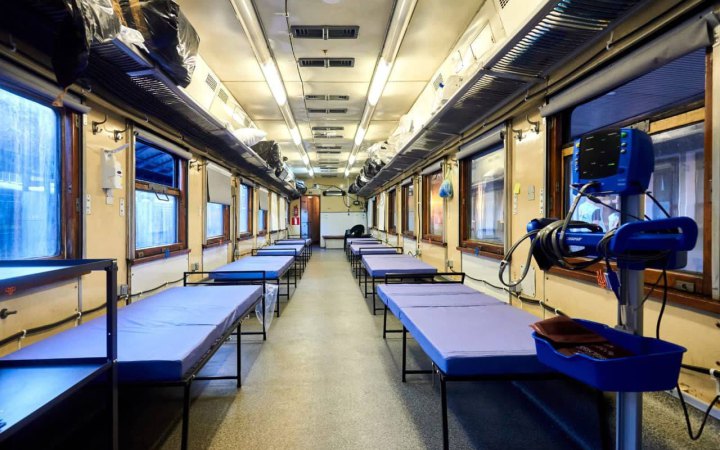 За пів року медичні вагони перевезли 1800 людей, – Укрзалізниця