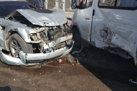 В Одессе столкнулись пять автомобилей
