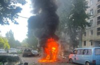 Російський безпілотник атакував Запоріжжя, є потерпілі