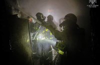 У Києві на Хрещатику загорівся корпус університету