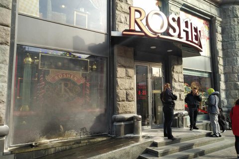 Полиция задержала второго подозреваемого в поджоге магазина "Рошен"