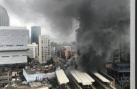 В Лондоне на станции метро Elephant & Castle вспыхнул масштабный пожар (обновлено)