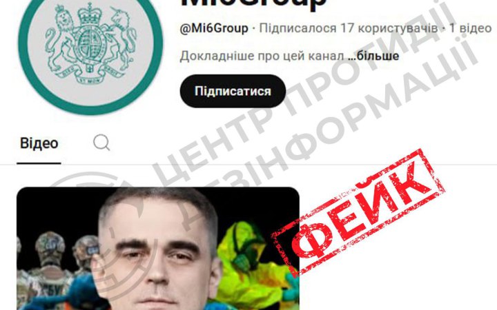 Росія створила фейковий акаунт розвідслужби "МІ-6", щоб дискредитувати СБУ, — ЦПД