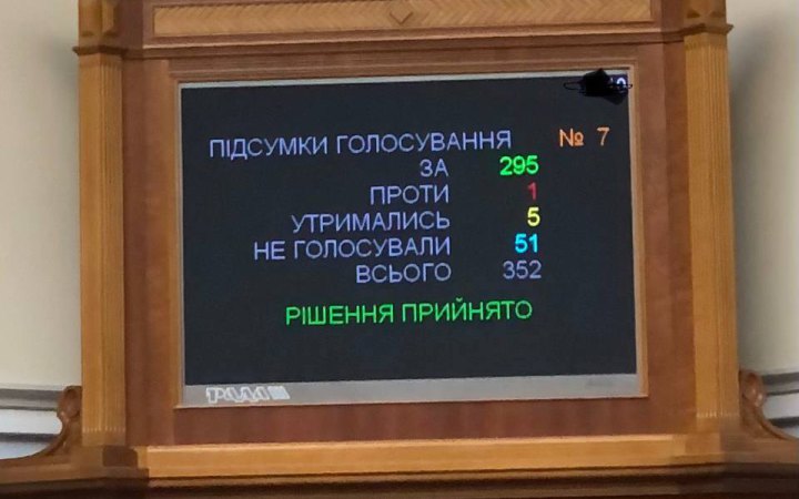 Верховна Рада відправила у відставку трьох міністрів