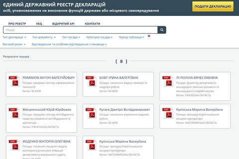В электронном реестре появились первые декларации