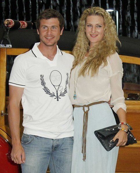 Виктория Азаренко с теннисистом Сергеем Бубкой