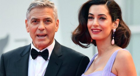 Молодой отец Джордж Клуни плачет по четыре раза в сутки