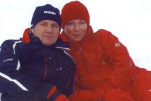 Литвин упал на лыжах в Карпатах