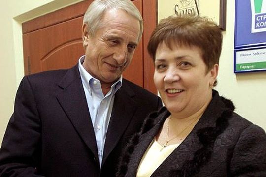 Валентина Семенюк с мужем Виталием Самсоненко