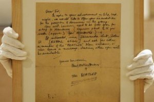 Письмо Пола Маккартни продали за $55 тыс.