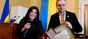 Руслана стала почетным гражданином Львова
