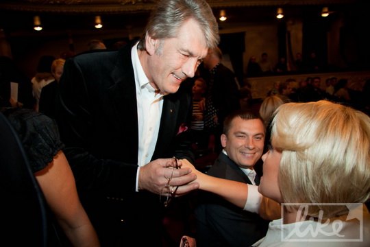 Виктор Ющенко с Натальей Розинской