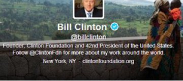 Билл Клинтон завел Twitter