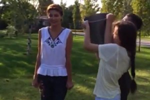 Ice Bucket Challenge: Семья Порошенко облилась ледяной водой