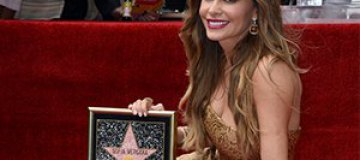 София Вергара получила звезду на "Аллее славы" в Голливуде