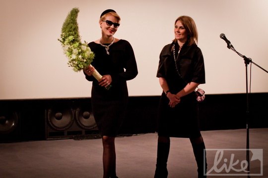 Рената Литвинова на презентации фильма в &quot;Киеве&quot;